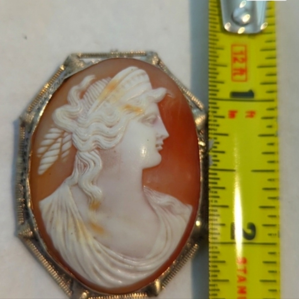 STUNNING VINTAGE LG. CAMEO - Picture 5 of 5